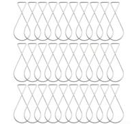 30 clips de gancho de techo para colgar pósteres, pancartas, letreros de obras de arte en la barra en T, rejillas perfectas para aula, oficina, tienda, decoración de supermercado (plateado pequeño)