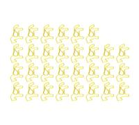 30 clips de papel con forma de caballo de 38 x 27 mm, clips de papel de metal para marcapáginas, clips de página para documentos, tarjetas, organización de fotos, clips de papel de caballo