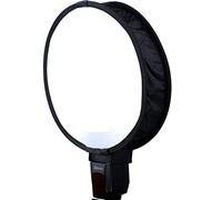 30 cm de fácil plegado redondo mini flash Softbox difusor reflector para Canon Nikon Sony Pentax Olympus Sigma Nissin Metz Speedlight
