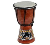 30 cm Djembe tambor de Bongo para niños pintado tabla elefante pintura