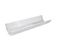 30 cm para rodillo suizo transparente en forma de U retenedor de pastel acrílico guía de pastelería para hornear inserto de postre (7,5 cm)
