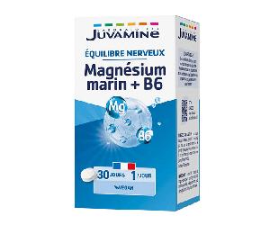 30 comprimidos de juvamine Marin de magnesio vitamina B6