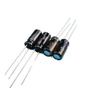 30 condensadores electrolíticos de audio negros de 10 UF/25 V, 5 x 11