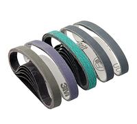 30 correas de afilador de cuchillos de 1/2 x 12 pulgadas para afilador de cuchillos y herramientas oficiales (WSKTS y WSKTS-KT/MK.1 y MK.2), 120/240/600/1000/2500 Corse/grano medio/fino surtido de