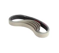 30 Correas De Lijado 13x457,0 Mm, Grano 80-5000 Para Lijado | Correa de pulido de banda de repuesto surtida, for caucho de fibra de vidrio de madera(White-p100)