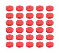 30 cubiertas protectoras para anzuelos de pesca, capó de EVA para un manejo seguro de anzuelos agudos sin rayar (rojo)