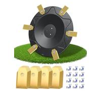 30 Cuchillas Accesorio para ECOVACS Goat O500, O800, O1200, G1-800, G1-2000, G1 - Premium Robot Cortacésped Contiene 30 Cuchillas, 30 Tornillos