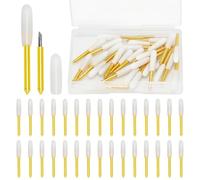 30 cuchillas de punta fina de alta calidad compatibles con Cricut Maker 3/Maker/Explore 3/Explore Air 2/Air/One/Venture, hoja adecuada para cortar cortes de vinilo con purpurina, papel, falso, lámina