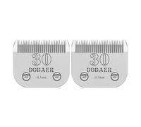 30# Cuchillas desmontables para perros,Compatible con Moser 45-50/Heiniger/Andis/Oster A5/Wahl KM10 Series,2 unidades plateado