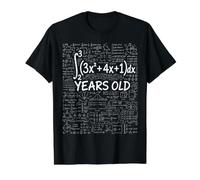 30 Cumpleaños Cálculo Integral Nerd Divertido Camiseta gráfica económica, Hombre, Negro, S