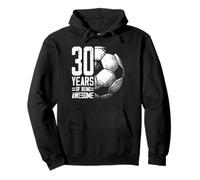30 Cumpleaños Hombre Mujer Futbolista Fútbol 30 Años Sudadera con Capucha