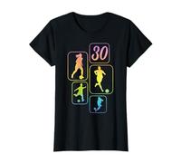 30 Cumpleaños Mujer Futbolista Fútbol 30 Años Camiseta