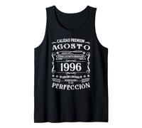 30 cumpleaños Nacido en Agosto de 1996 Vintage 30 años Camiseta sin Mangas