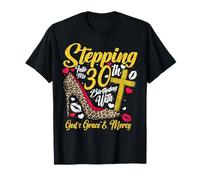 30 Cumpleaños Queen Stepping God'S Grace Mercy 30 Years Old Camiseta