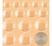 30 cúpulas circulares dimensionales y 17 troqueles de círculos para hacer tarjetas álbumes de recortes 3 tamaños de plástico transparente para coctelera hinchada ampolla de ventana para manualidades