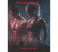 30-day fitness challenge: planner and journal