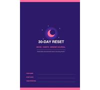 30-Day Mood & Habit Journal: Simple Daily Check-In Tracker for Mental Health, Sleep, Energy & Mindset, Anxiety & Burnout