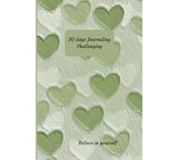 30 days Fitness Journal, Soft Cover with guided prompts inside