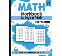 30 Days Of Math Workbook: Grade 2 Math Workbook (2 Digit Math Problems)