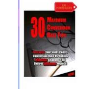 30 Dicas Para Taxa Máxima De Conversão (ebook)