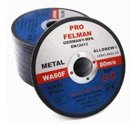 30 discos de corte de metal 125 x 1 mm - Disco flexible extra fino para amoladora angular & Flex, metal, acero, acero inoxidable INOX, EN12413, ALLDREW