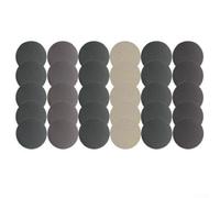 30 discos de lijado en seco y húmedo de 125 mm, papel abrasivo de carburo de silicio para pulir, grano 800-3000, juego surtido para muebles de automóvil, metal, madera