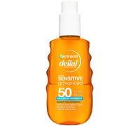 Garnier Delial Sensitive Advanced Agua Solar Hidratante con [Ácido Hialurónico] Muy Alta Protección FPS 50+. Resistente al agua, arena y sudor. Invisible y no graso. 150 ML