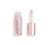 Revolution, Pout Bomb Shimmer Gloss, Brillo Labial con Efecto Mojado y Destellos, con Ácido Hialurónico y Aroma a Vainilla Dulce, Shine Pink