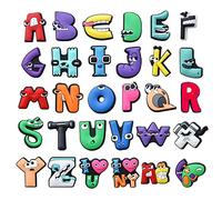30*Encantos De Zapatos Para Croc, Zueco DecoracióN Letras Encantos Accesorios Para Zapatos, Encantos De Cocodrilo Para Adultos, Encantos Para Crocs Para NiñOs, Favores De Fiesta