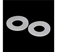 30 espaciadores de silicona con junta tórica lisa, diámetro interior de 2-12 mm, grosor de 1-3 mm, for manualidades.(5X10X1mm)