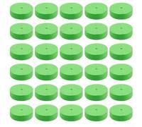 30 esponjas de clonación de plantas con diseño de 8 radios para macetas de red, insertos de germinación de 40 x 19 mm para cortar hierbas vegetales (verde)
