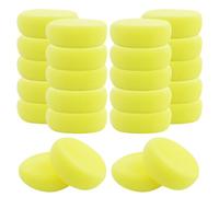 30 esponjas de pintura, juego de esponja redonda, esponjas escolares, esponjas sintéticas redondas, absorbentes, pintura de cerámica de acuarela, esponjas de arte para manualidades, pintura facial