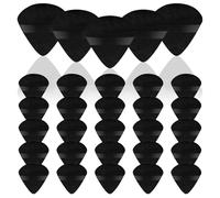 30 esponjas de polvo triangulares para polvos faciales, maquillaje o contorno triangular, mini ajuste de polvos, esponjas de belleza, color negro