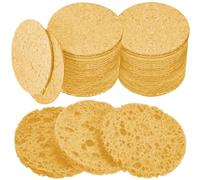 30 esponjas faciales comprimidas para limpiar la cara, reutilizables, almohadillas de viaje