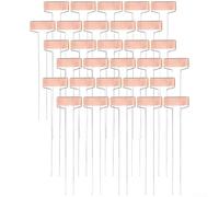 30 etiquetas de cobre para plantas de jardín, etiquetas de metal reutilizables para plantas con insertos, resistentes a la intemperie, etiquetas de flores y verduras, 4 tamaños. (4 pulgadas)