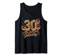 30 Feliz Cumpleaños Alemania Feliz Cumpleaños Alemán Camiseta sin Mangas
