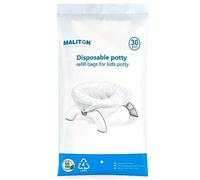 30 forros desechables para orinal con almohadillas absorbentes, bolsas de inodoro portátiles de viaje compatibles con OXO Tot 2 en 1 Go Orinal, forros de entrenamiento de inodoro que se adaptan a la