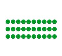30 Fundas de Espuma viscoelástica de 15 mm, Green | Cubiertas de espuma viscoelástica para auriculares, cómodas piezas de reparación de almohadillas para orejeras