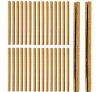 30 fundas de perca de arena para pájaros, cubiertas de perca de arena de 7.5x0.4 pulgadas para pájaros, cubiertas de perca grandes, palillo de molienda de patas de madera natural
