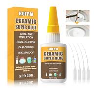 30 g de Adhesivo para CeráMica y Porcelana, Apto para Lavavajillas, Adhesivo Instantáneo Extra Fuerte E Impermeable, Resistente Al Calor, Adhesivo Especial Transparente para Vajilla, Arcilla, Jarrones