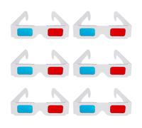 30 gafas 3D desechables, gafas 3D de cartón, gafas 3D anaglifas para películas, gafas 3D universales.