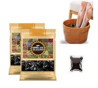 30-Herb Detox - Cuentas de baño para pies, cuentas profesionales de desintoxicación corporal, relajantes y calmantes para el dolor corporal cansado (1 bolsa de 10) (2)