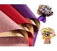 30 hojas/3 colores de papel de envolver flores floristería regalo floral ramo de flores papel de envolver papel dorado