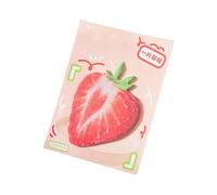 30 hojas adhesivas de notas adhesivas de la serie Fruit Notes, bloc de notas artísticas de frutas, suministros de oficina
