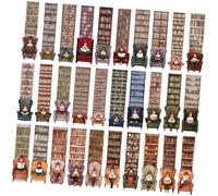 30 hojas de marcapáginas creativos para libros, marcadores de página, decoración de lectura para los amantes de los libros