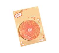 30 hojas de notas adhesivas sencillas, fáciles de escribir, notas artísticas de frutas, notas adhesivas de la serie de frutas