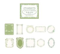 30 hojas de papel de flores en relieve para álbumes de recortes, hojas decorativas para diario, planificador, invitación de boda, tarjetas, notas adhesivas en relieve floral
