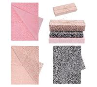 30 Hojas de Papel de Seda de Leopardo, 50x70cm Papel de Seda con Estampado de Guepardo 3 Colores Embalaje de Regalo Papel de Seda para Cumpleaños Bodas Fiestas Arte Manualidades Suministros