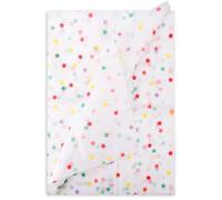 30 Hojas Papel de Seda Estrella, 50 x 70 cm Papel Seda Regalo Papel de Regalo con Patrón Estrella Colorido Papel de Seda Decorativo para Navidad, Boda, Fiesta de Cumpleaños, Manualidades