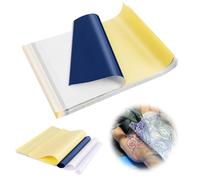 30 Hojas Tattoo Transfer Paper, Papel de Transferencia de Tatuaje,Papel Grafito Papel Hectografico de Transferencia Rastreo de Tatuajes,A4 Papel Calco de Carbón para Tattoo impresora máquina